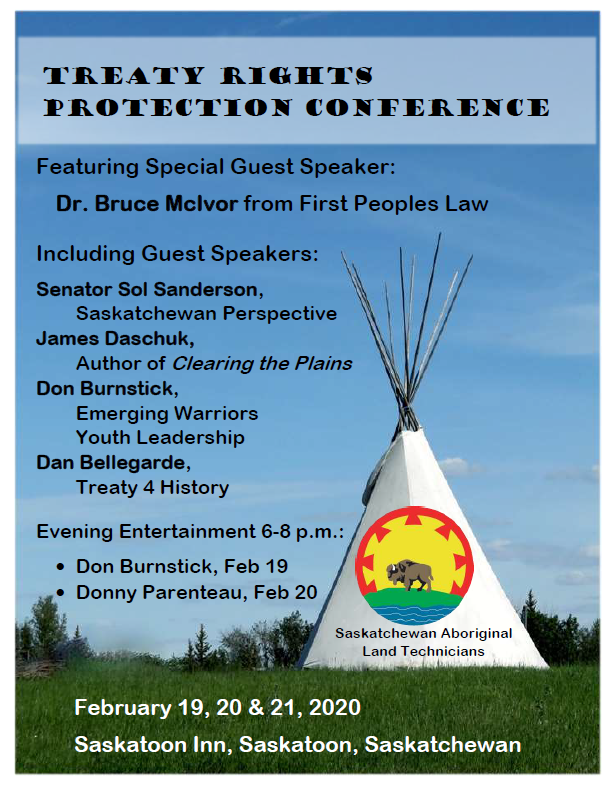 SALT Treaty Rights Protection Conference 2020 Poster